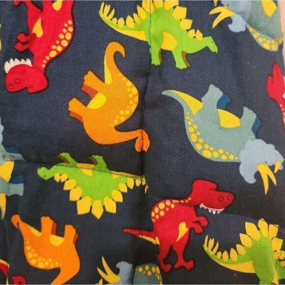 Hand-Crafted Unisex Weighted Dinosaur Hooded Vest - Picture 8 of 11